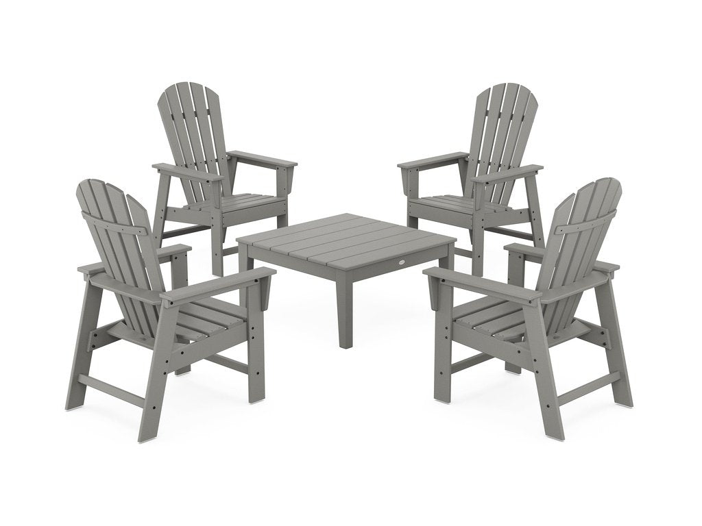5-Piece South Beach Casual Chair Conversation Set with 36" Conversation Table Photo