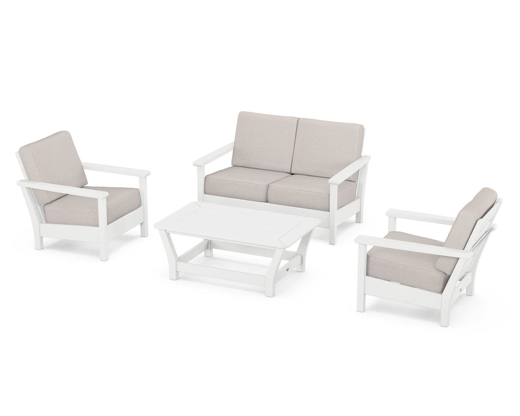 Harbour 4-Piece Deep Seating Set Retreat Home Furniture