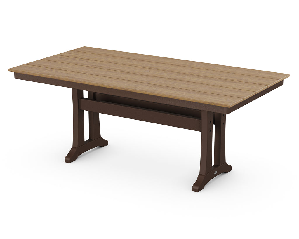 Farmhouse Trestle 37" x 72" Dining Table | Select Accents Retreat Home Furniture
