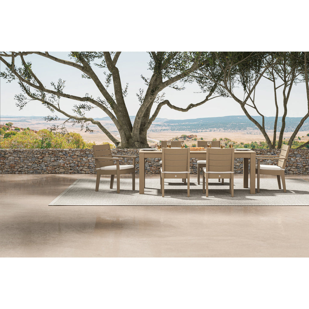 84" Designer Series Parsons Dining Table | Natural Finish Retreat Home Furniture