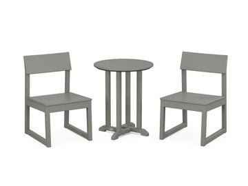 EDGE Side Chair 3-Piece Round Dining Set Photo