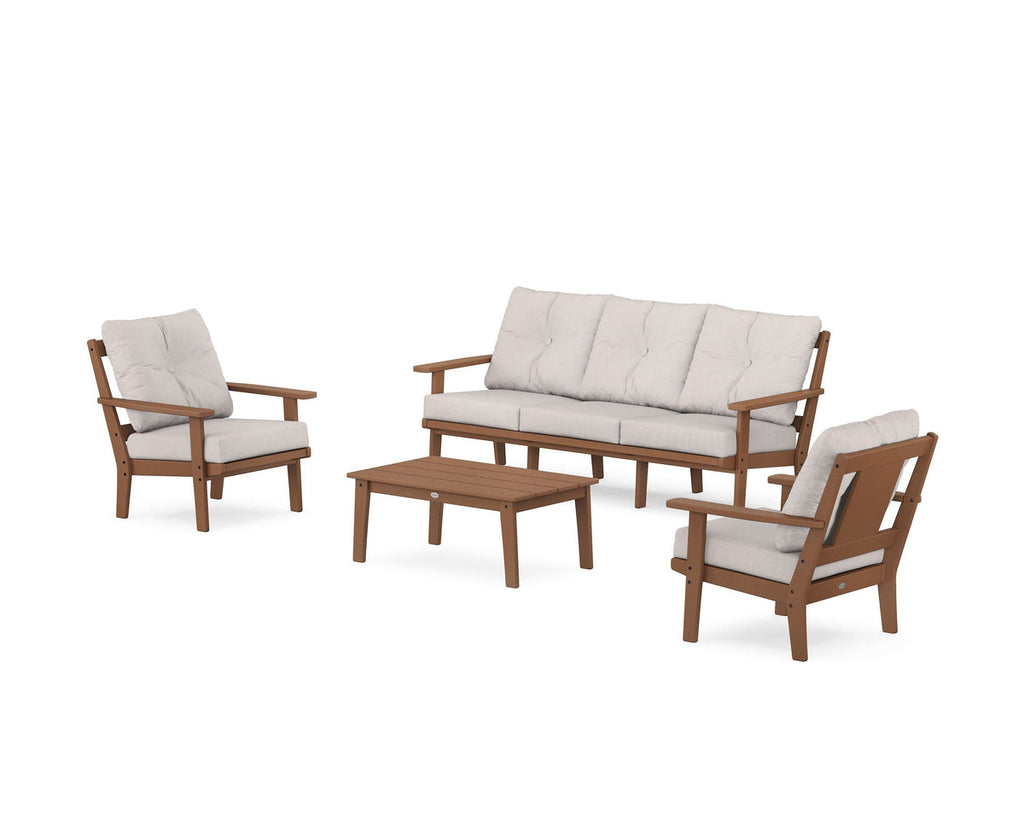 Prairie 4-Piece Deep Seating Set with Sofa Retreat Home Furniture
