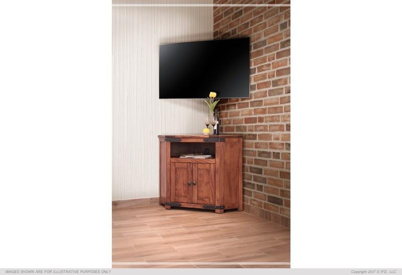 Parota Corner TV Stand - Retreat Home Furniture