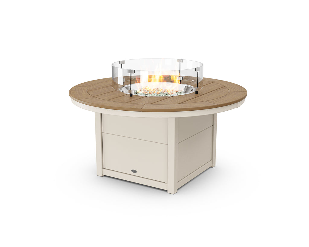Round 48" Fire Pit Table | Select Accents Retreat Home Furniture