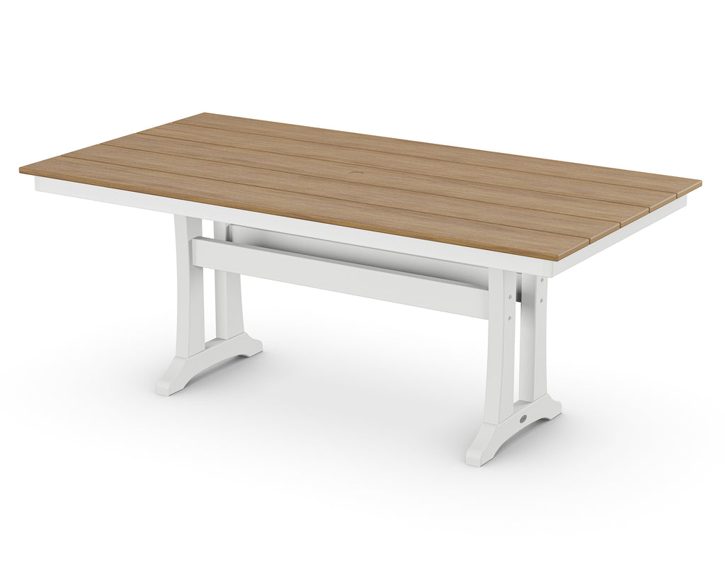 Farmhouse Trestle 37" x 72" Dining Table | Select Accents Retreat Home Furniture