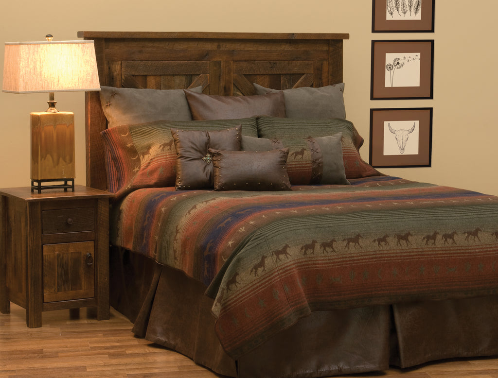 Mustang Canyon Bed Skirt by Wooded River