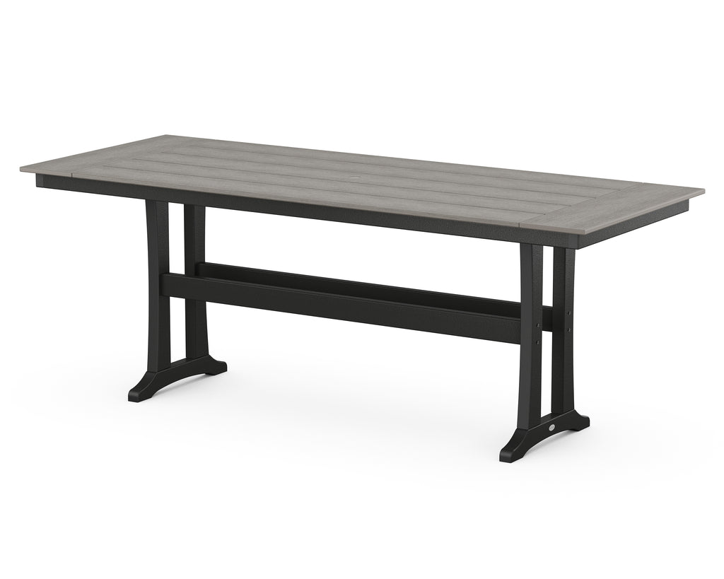 Farmhouse Trestle 38” x 96” Counter Table | Select Accents Retreat Home Furniture