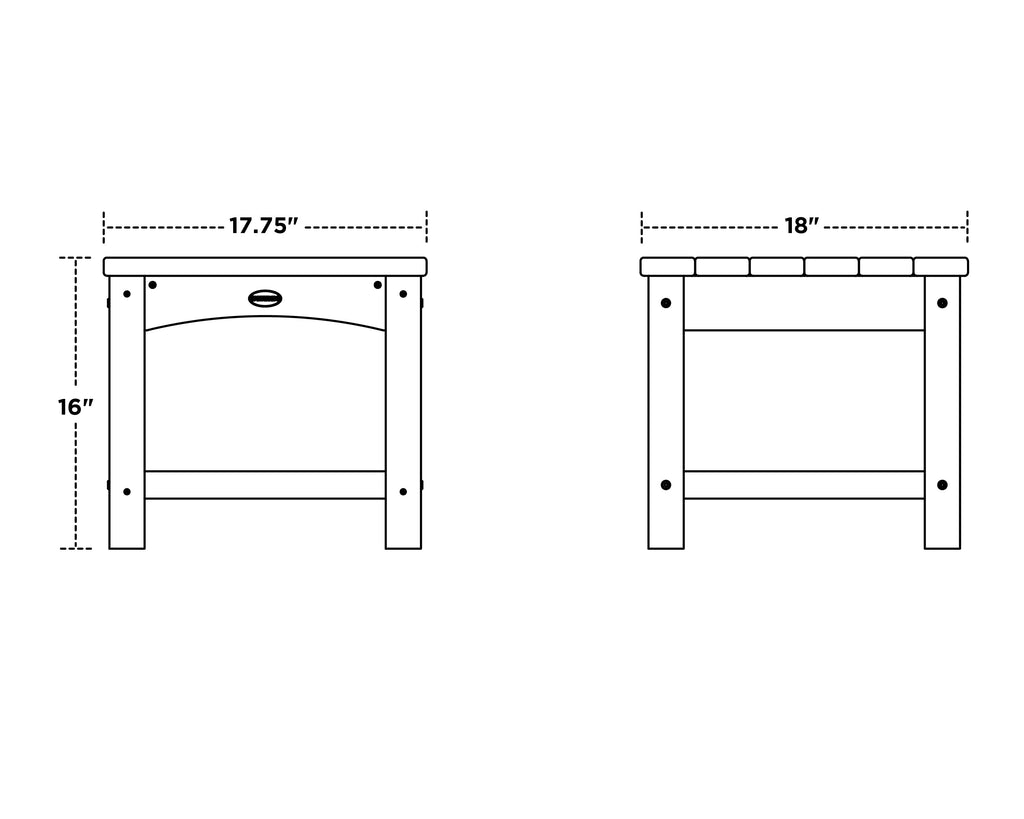 Club 18" End Table Retreat Home Furniture