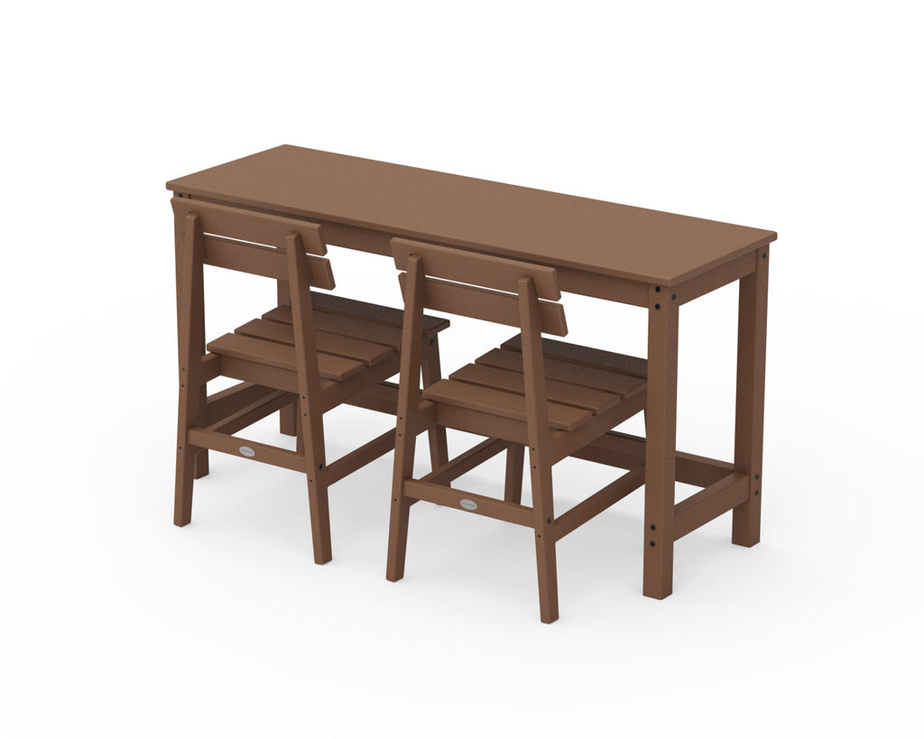 Modern Studio Plaza Chair 3-Piece Balcony Set Retreat Home Furniture