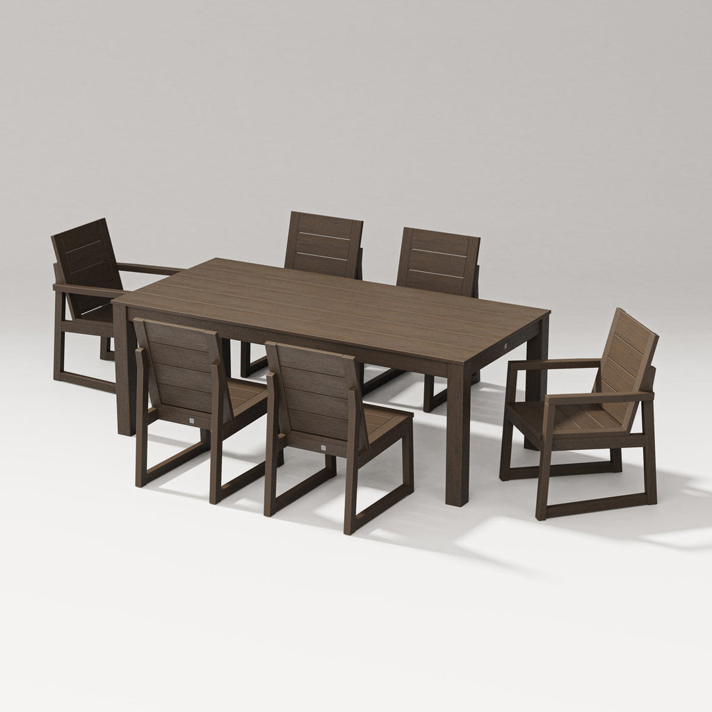 Elevate 7-Piece Parsons Table Dining Set Retreat Home Furniture