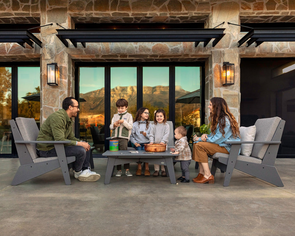 Riviera Modern Lounge 4-Piece Set Retreat Home Furniture