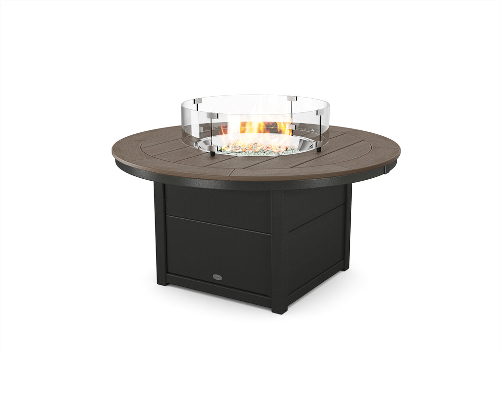 Round 48" Fire Pit Table | Select Accents Retreat Home Furniture