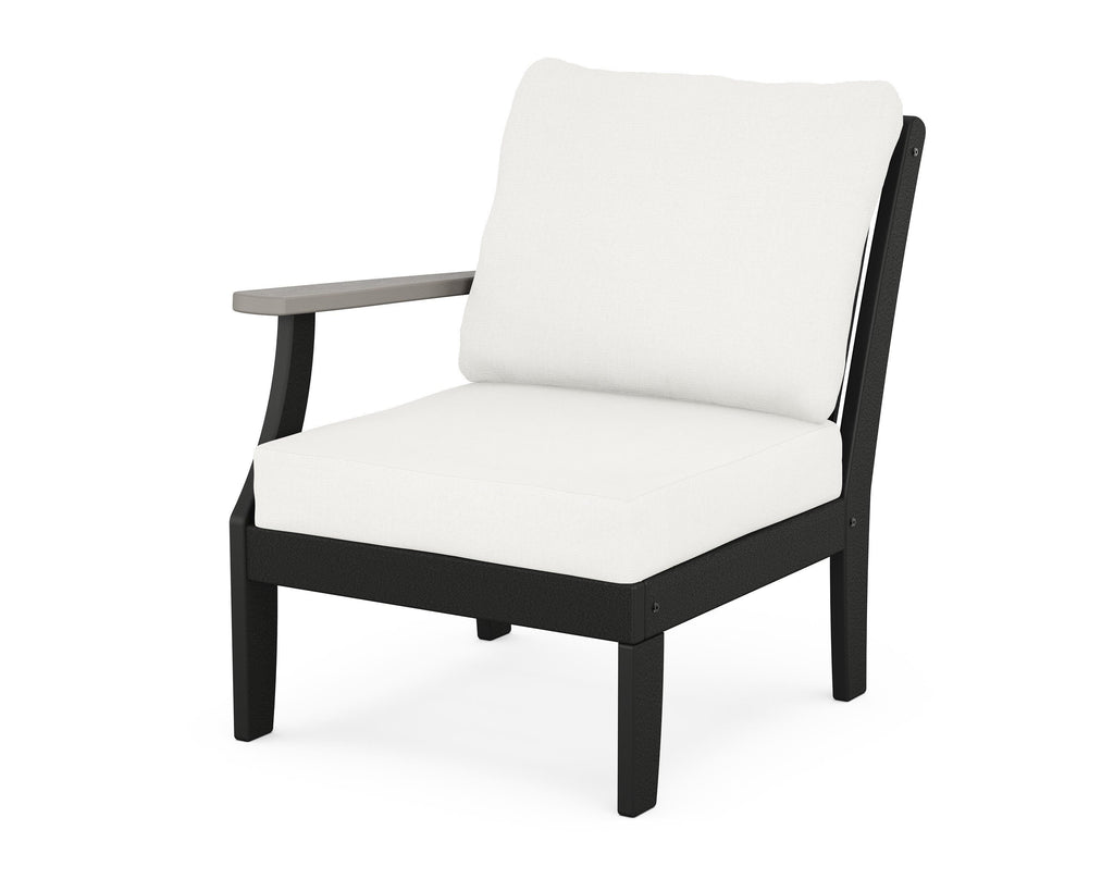 Braxton Modular Left Arm Chair | Natural Finish Retreat Home Furniture
