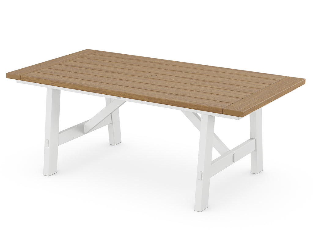 Rustic Farmhouse 39" x 75" Dining Table | Select Accents Retreat Home Furniture