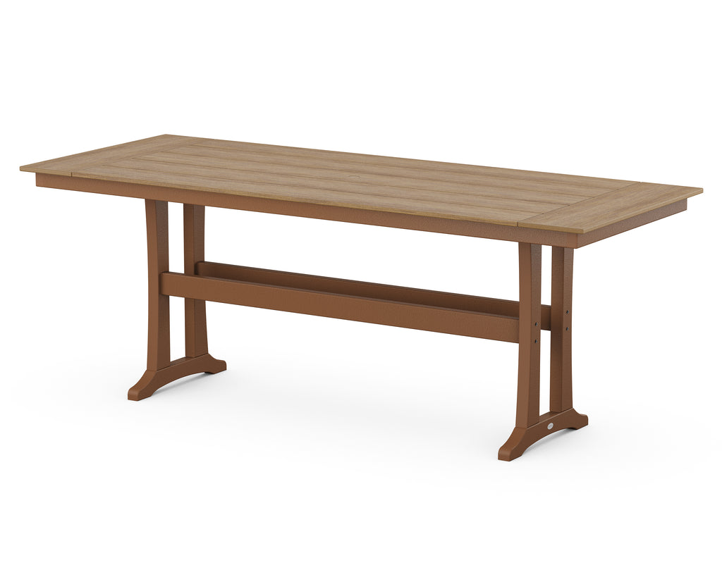 Farmhouse Trestle 38” x 96” Counter Table | Select Accents Retreat Home Furniture