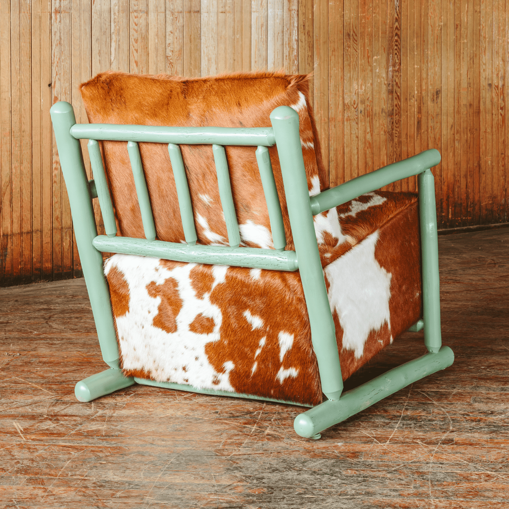 Back View of Cascade Chair by Max Humphrey Hide