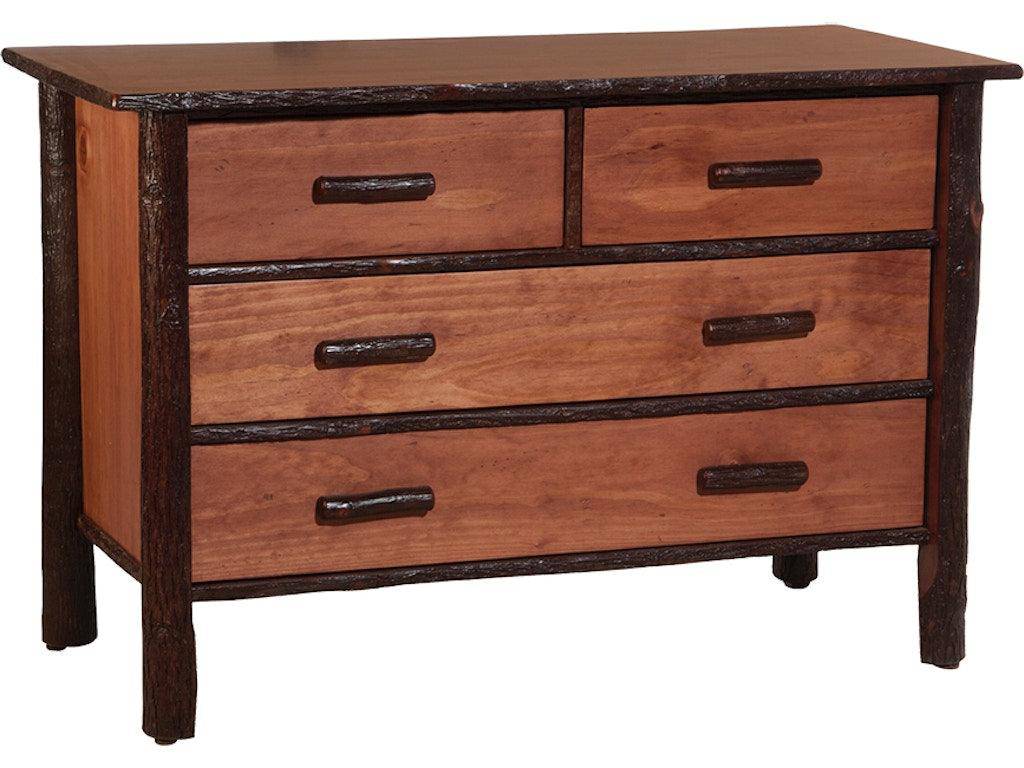old brown dresser Hickory Four Drawer | Bark Dresser The post legs stand Bridesmaids with Long Green Pant Waist Size (Inches):28 fall wedding
