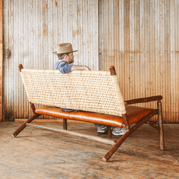Max Humphrey sitting on Grand Lodge Bench