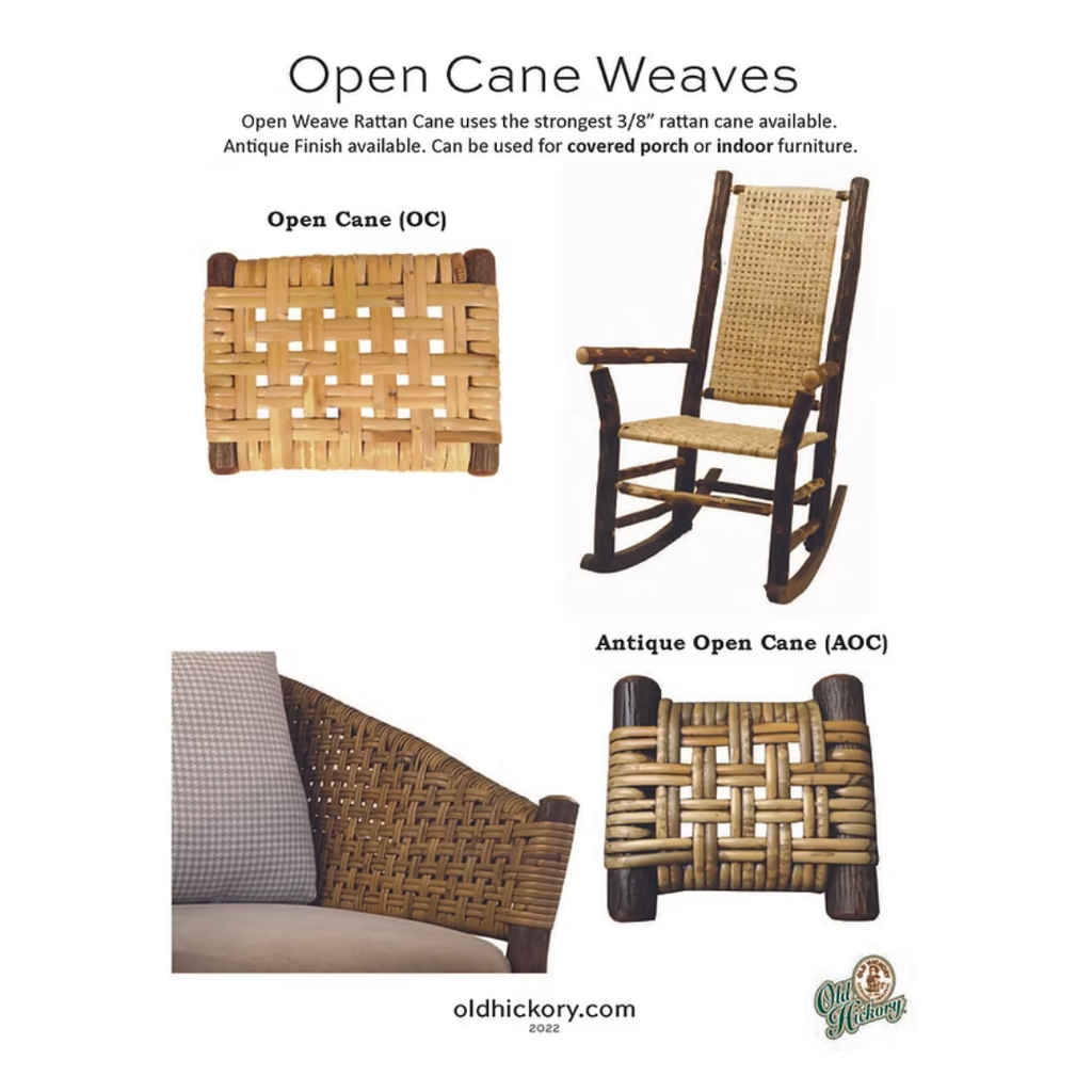 Open Weave Rattan Cane (Standard) Retreat Home Furniture