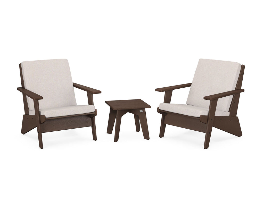 Riviera Modern Lounge 3-Piece Set Retreat Home Furniture
