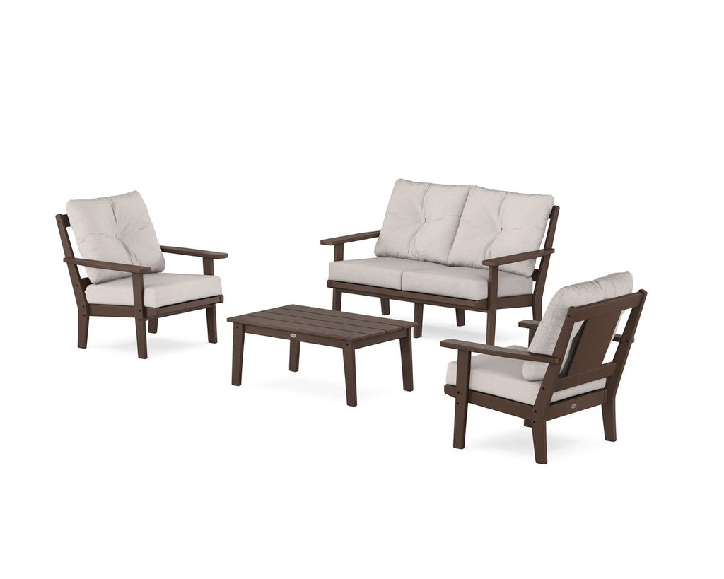 Prairie 4-Piece Deep Seating Set with Loveseat Retreat Home Furniture