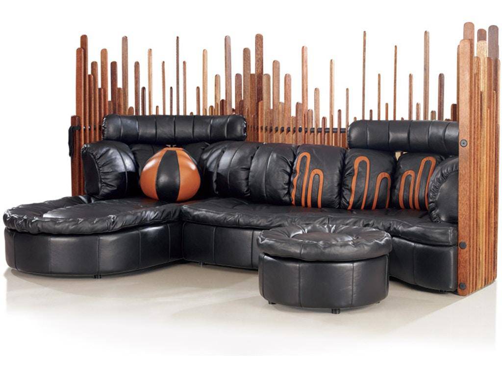 Isle D-Palm L Modular – Standard Leather | Leather Sofa | Pacific