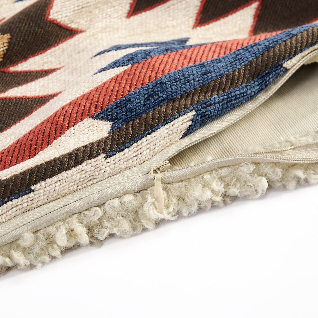 Mariella Chenille Teddy-Backed Pillow Retreat Home Furniture