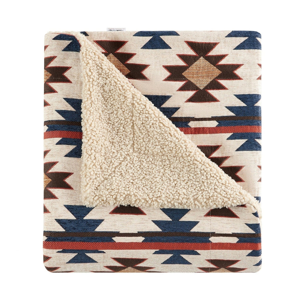 Mariella Chenille Teddy-Backed Throw Retreat Home Furniture