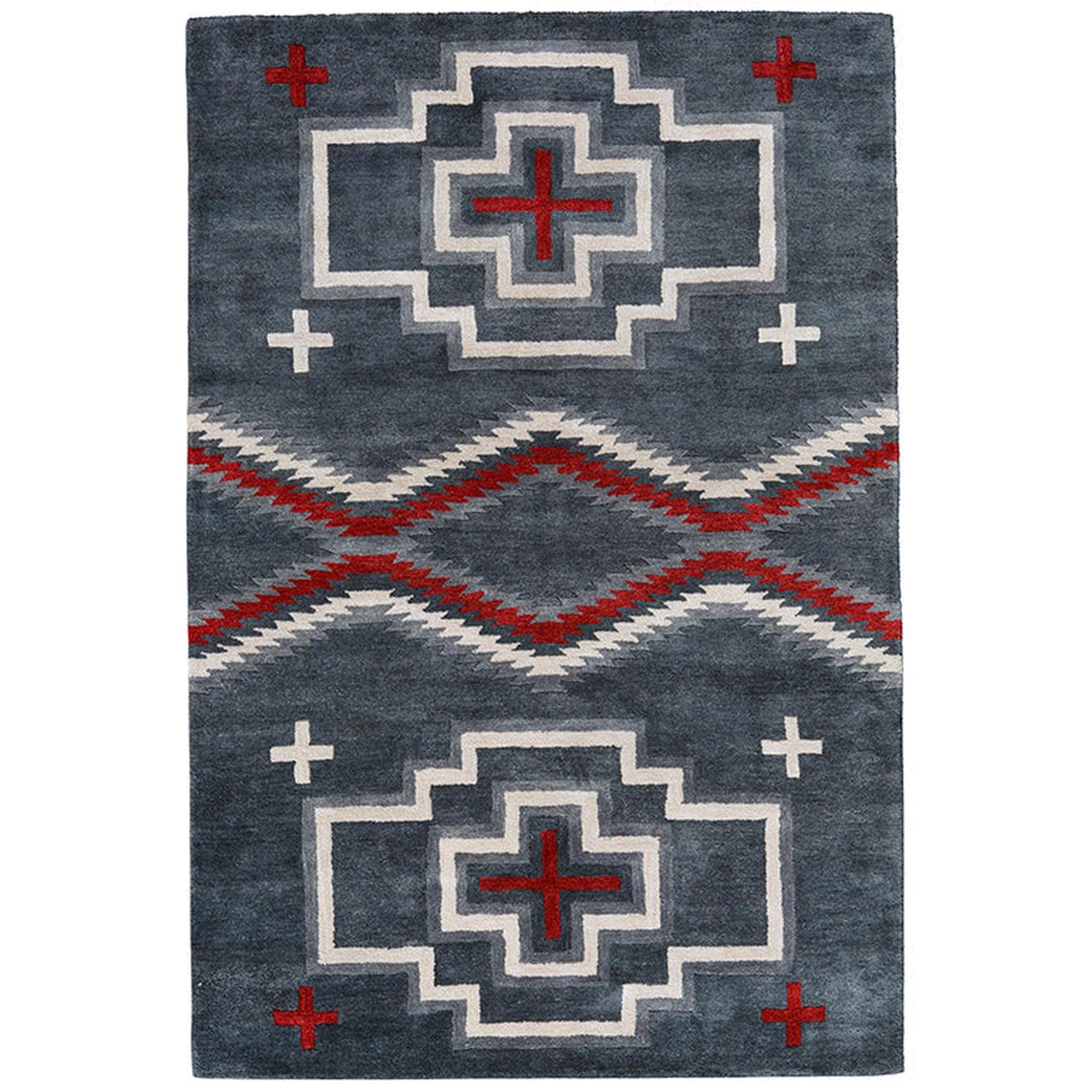 Pendleton Classic San Miguel - Soft Grey Rug – 4X6 | Pendleton