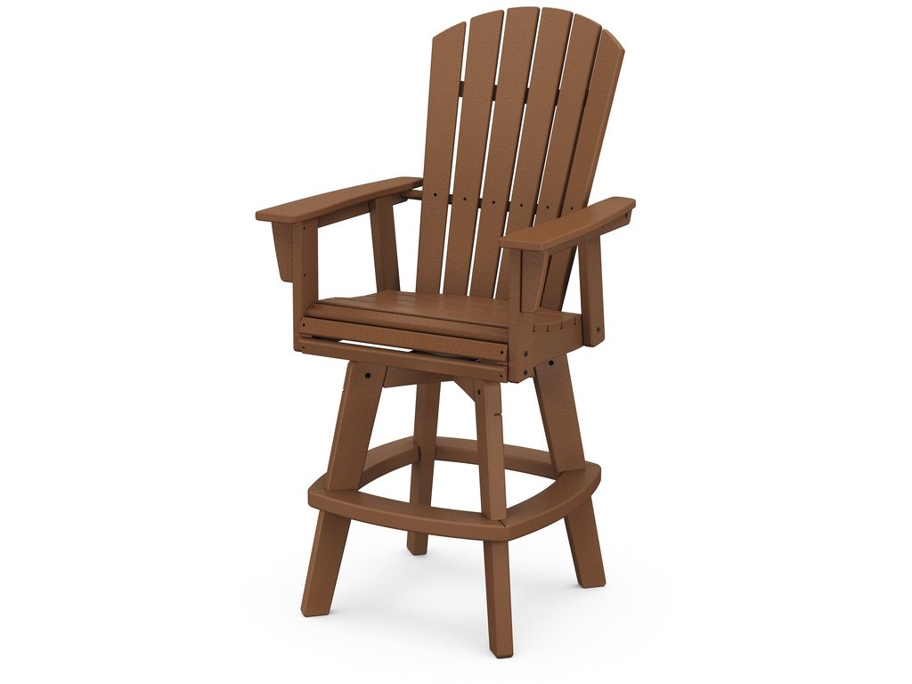 ポーランドNowy Styl　クラウディオ・ベリーニ「コンベルサ」スタックチェア POLYWOOD Nautical Curveback Adirondack Swivel Bar Chair – Outdoor
