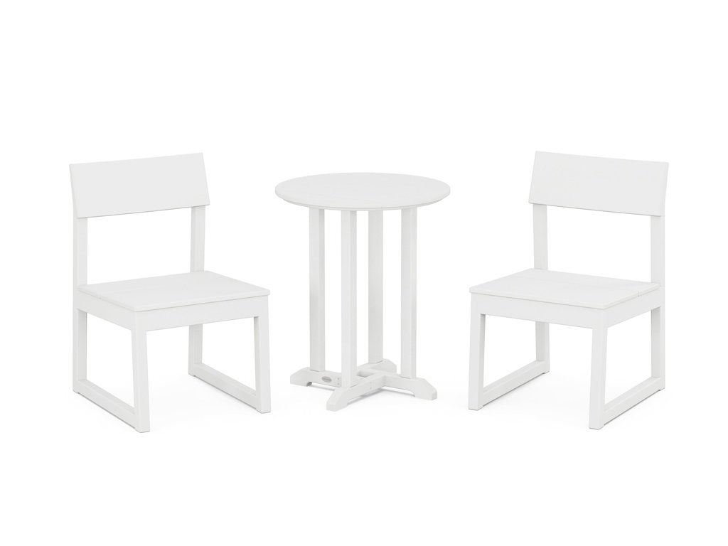 EDGE Side Chair 3-Piece Round Dining Set Photo