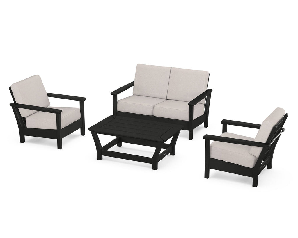 Harbour 4-Piece Deep Seating Set Retreat Home Furniture