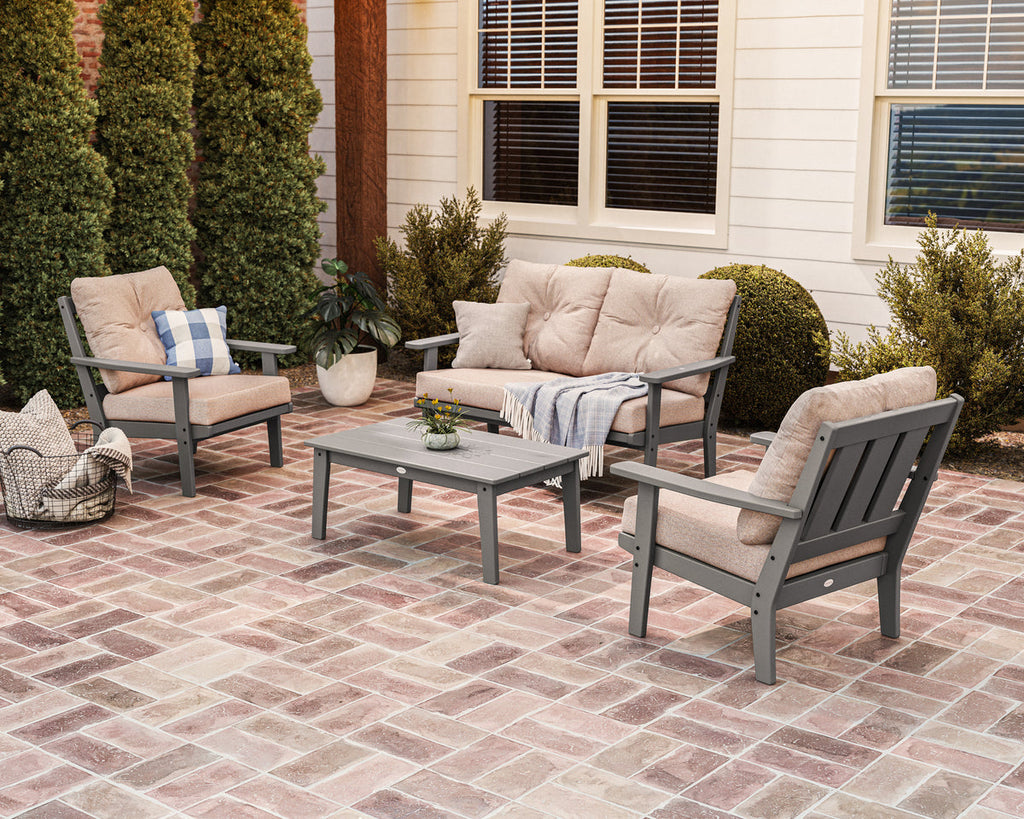 Oxford 4-Piece Deep Seating Set with Loveseat Retreat Home Furniture