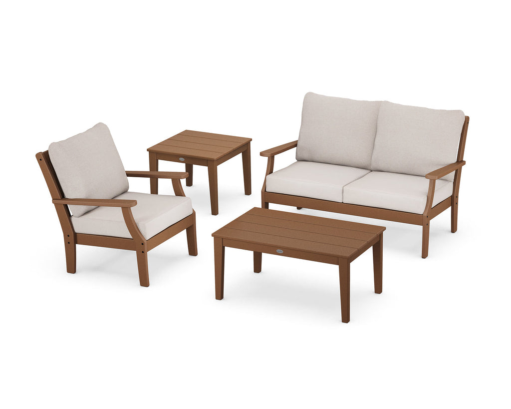 Braxton 4-Piece Deep Seating Set Retreat Home Furniture
