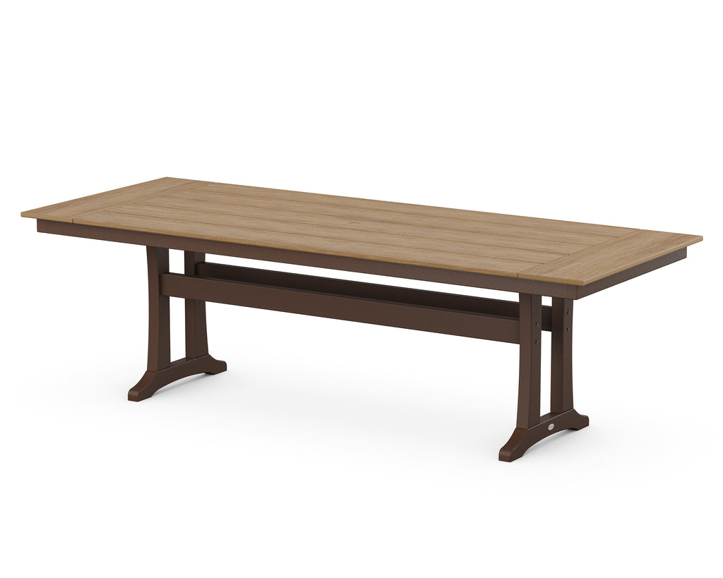 Farmhouse Trestle 38" x 96" Dining Table | Select Accents Retreat Home Furniture