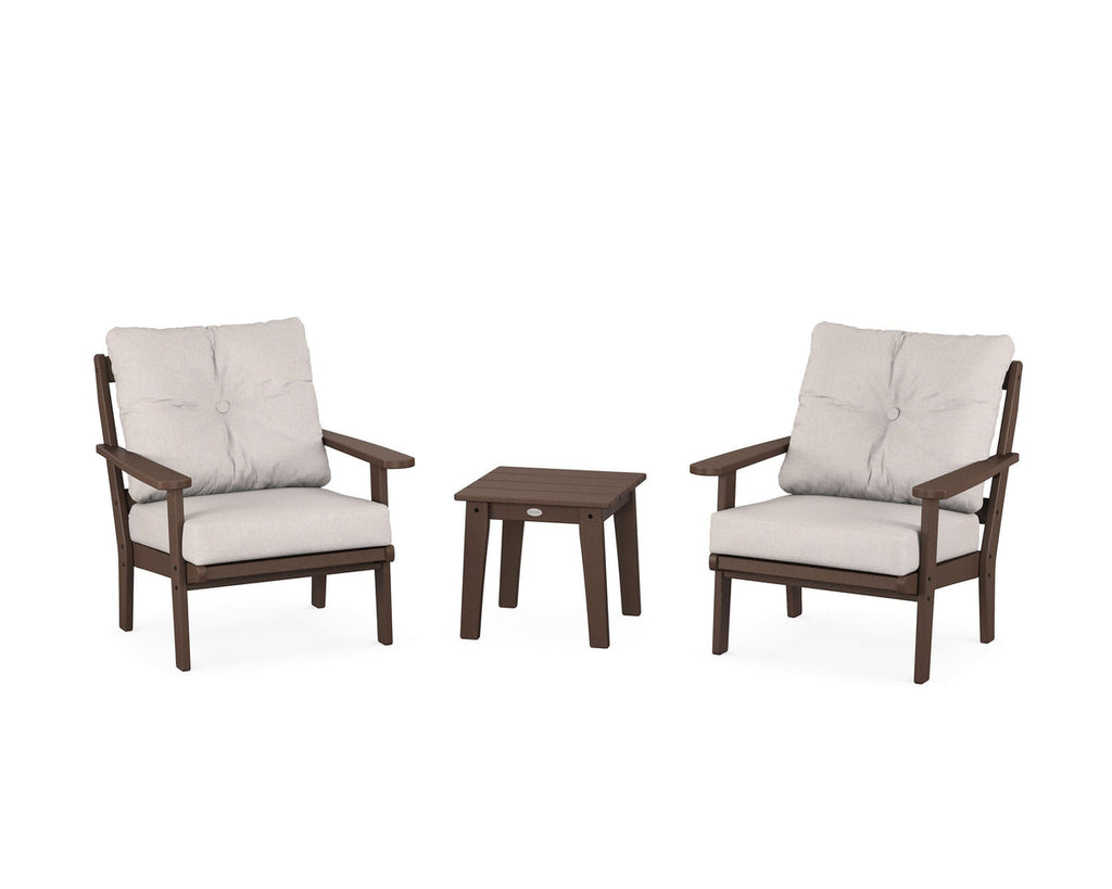 Mission 3-Piece Deep Seating Set Retreat Home Furniture