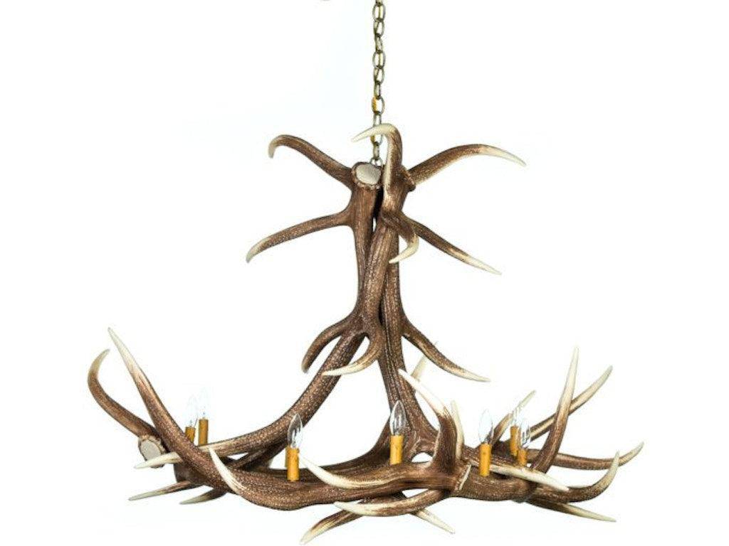 Retreat Accents Chandeliers – Elk 9 Light Antler Chandelier