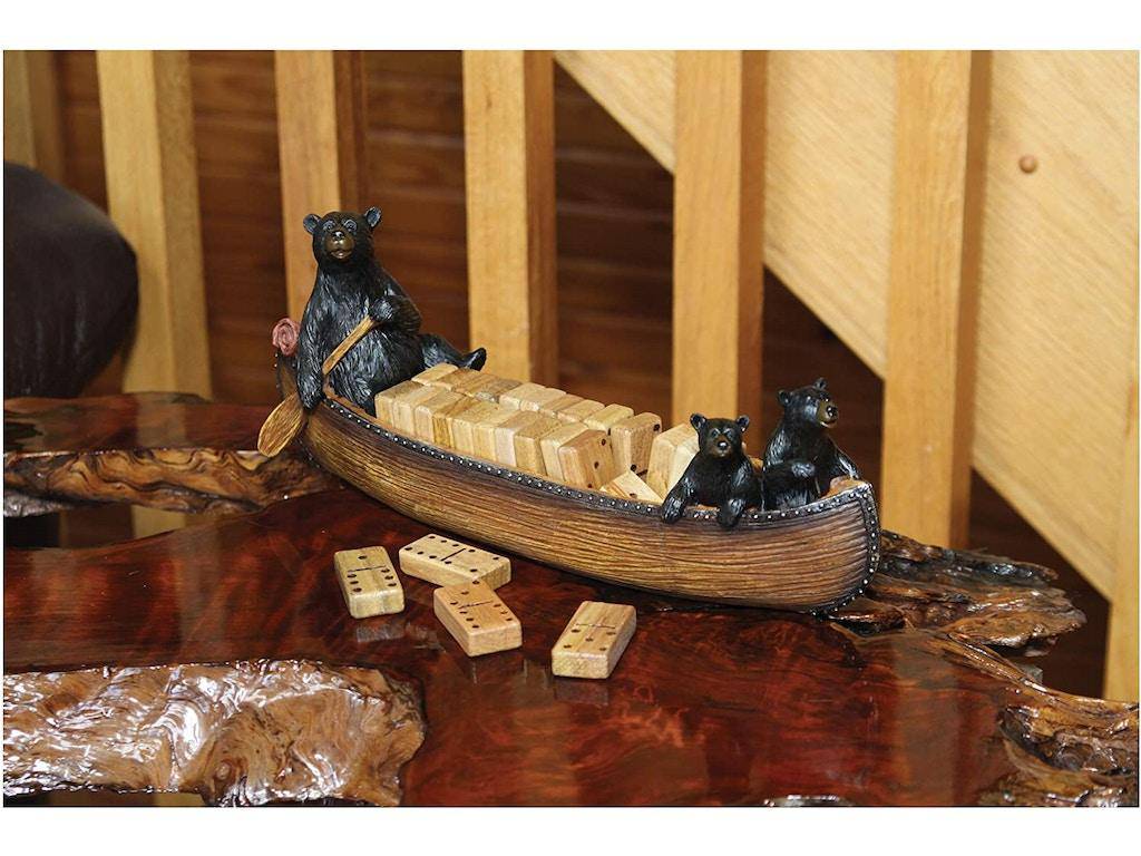 Domino Set - Bears in Canoe