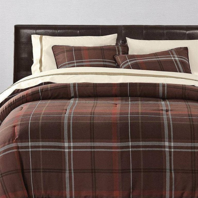 Jackson Plaid 3Pc Comforter Set - King