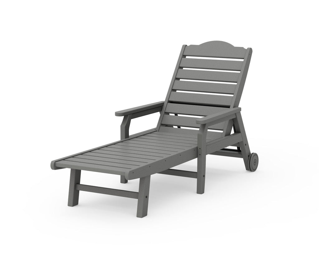 Savannah Chaise with Arms and Wheels Retreat Home Furniture