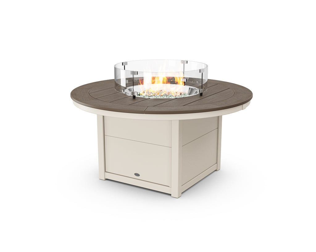 Round 48" Fire Pit Table | Select Accents Retreat Home Furniture