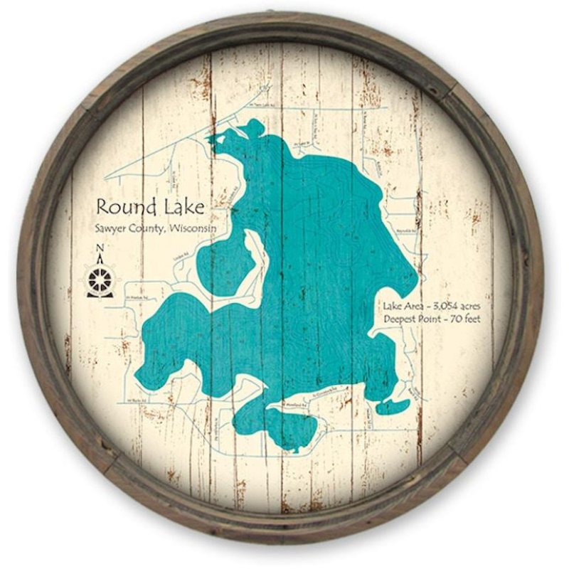 Round Lake Sign