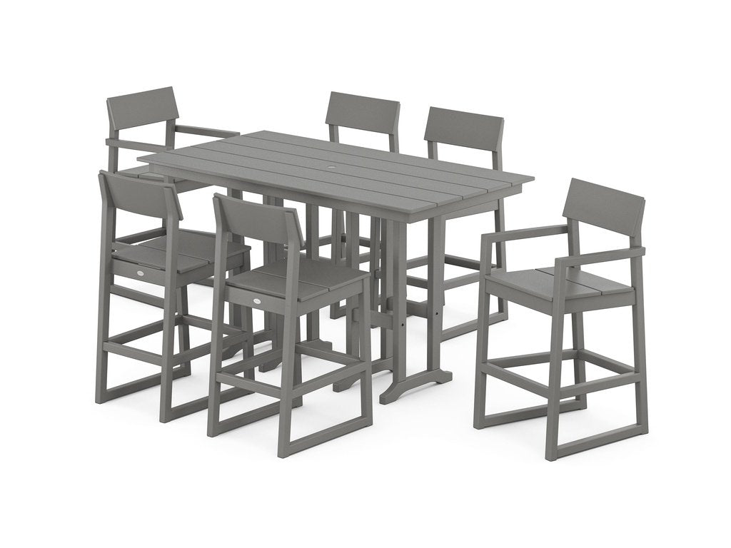 EDGE 7-Piece Farmhouse Bar Set Photo