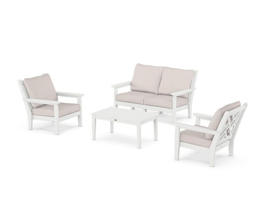 Chippendale 4-Piece Deep Seating Set with Loveseat Retreat Home Furniture