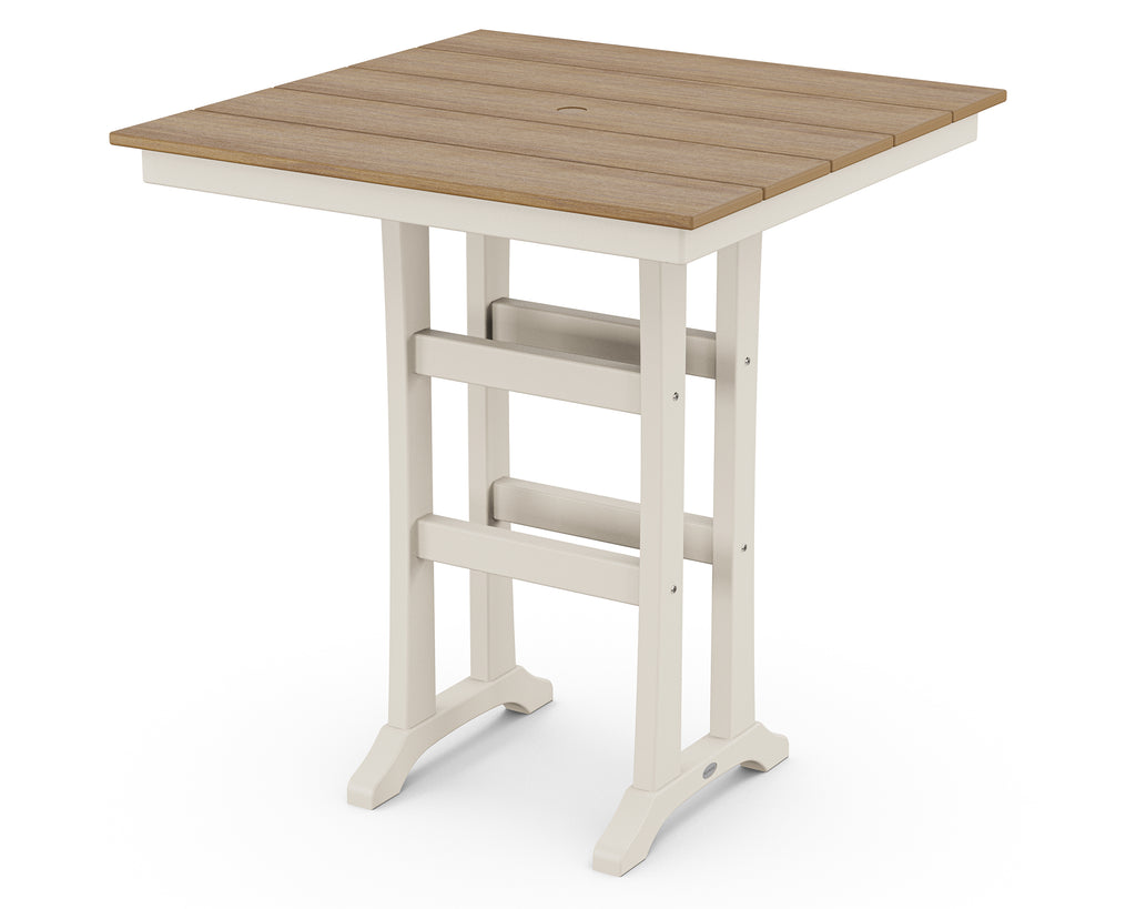 Farmhouse Trestle 37" Bar Table | Select Accents Retreat Home Furniture