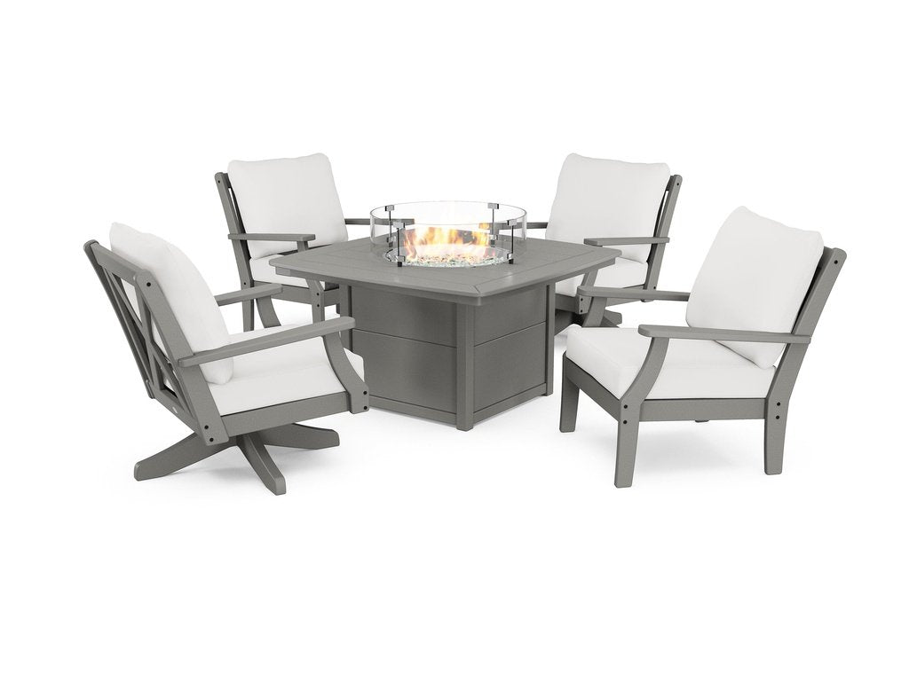Braxton 5-Piece Deep Seating Set with Fire Table Photo