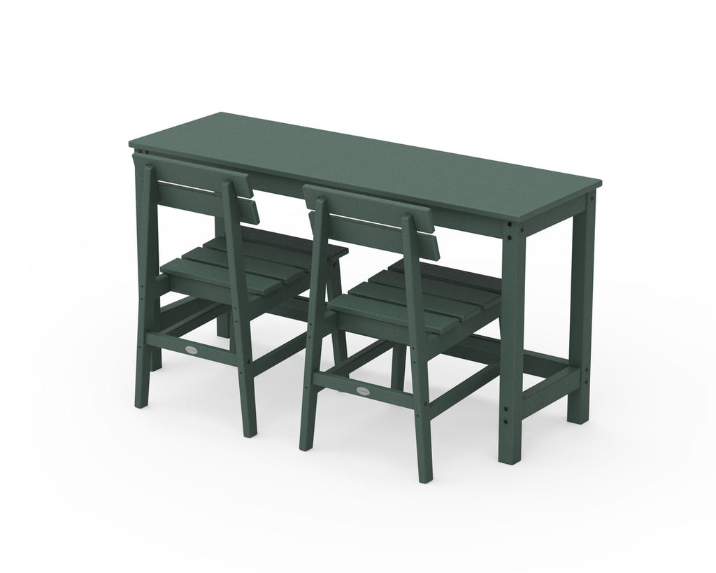 Modern Studio Plaza Chair 3-Piece Balcony Set Retreat Home Furniture