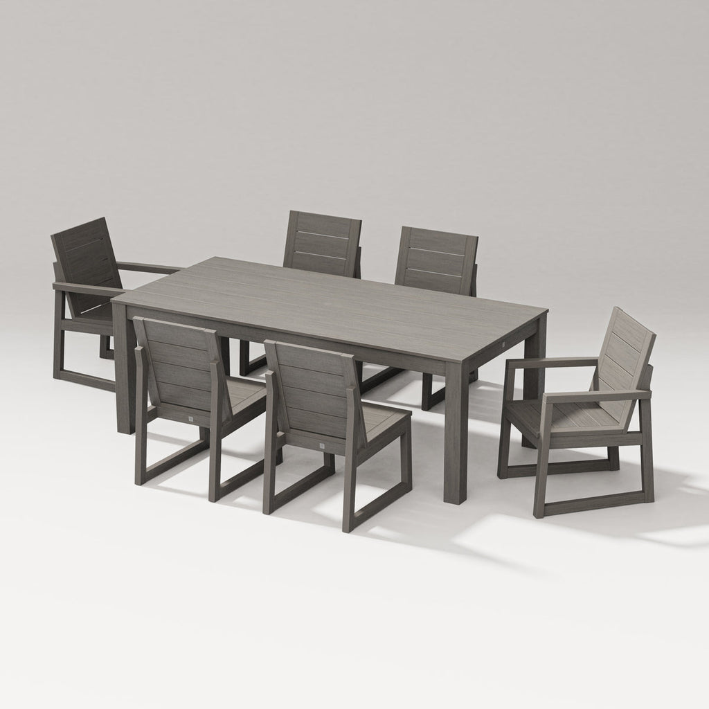 Elevate 7-Piece Parsons Table Dining Set Retreat Home Furniture