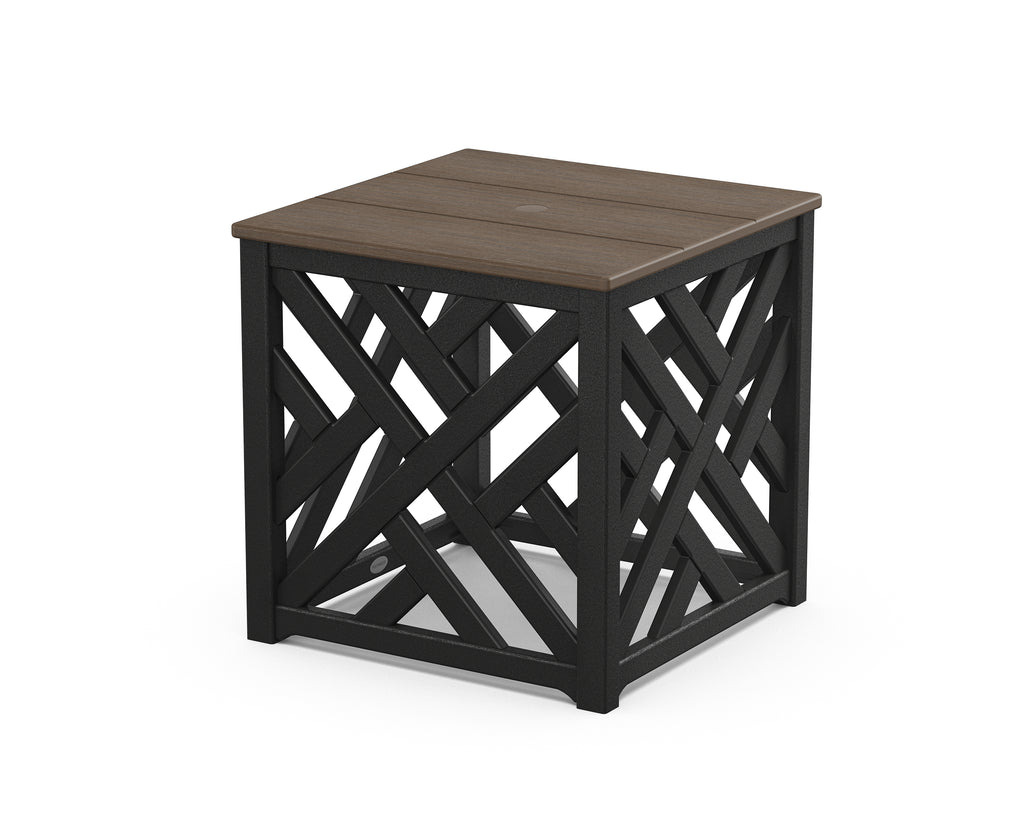 Polywood Chippendale Umbrella Stand Accent Table