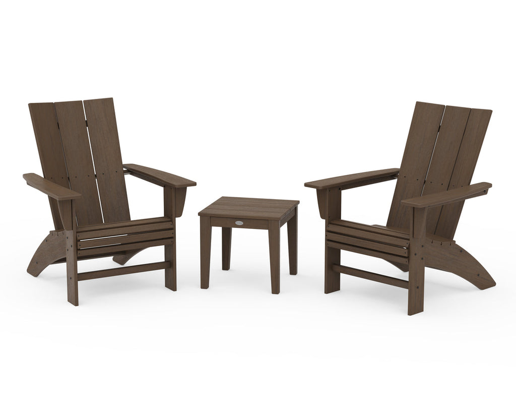 3-Piece Curveback Adirondack Set Retreat Home Furniture